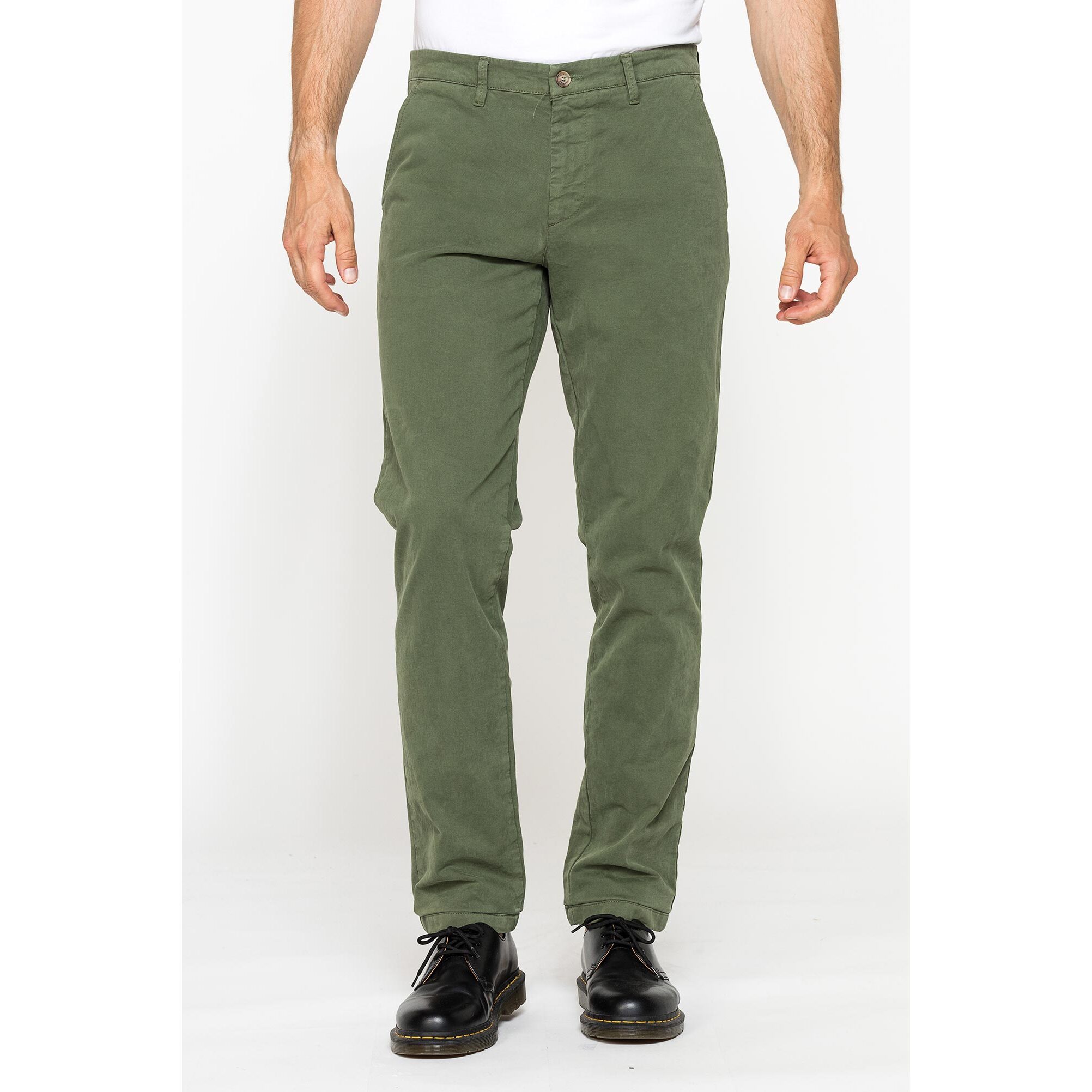 PANTALONE CHINO MOD. 624 IN GABARDINA STRETCH PESANTE