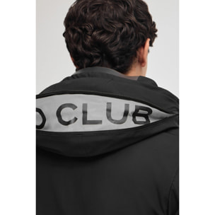 Giubbotto Voguel nero con logo Polo Club