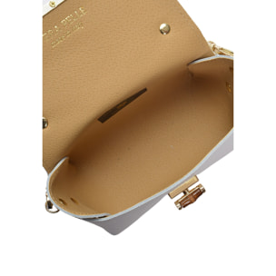 Borsa a spalla Anna Luchini Bianco