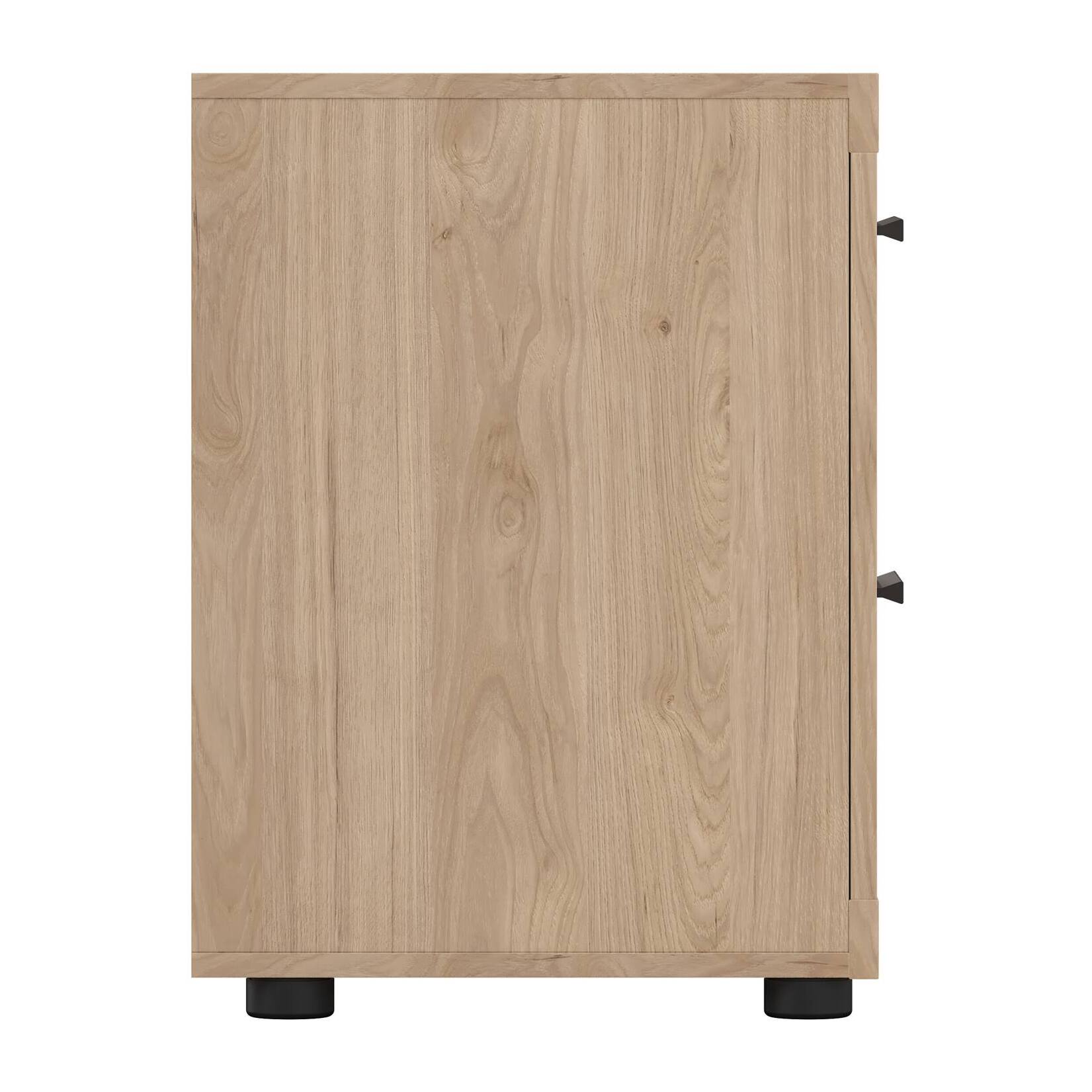 Mesita de Noche "Jarama" - 2 Cajones - Jackson Hickory