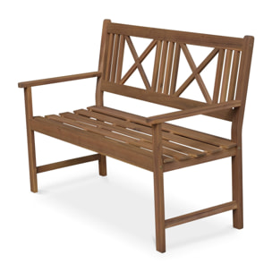 Banc 3 places bois d'acacia BANCO
