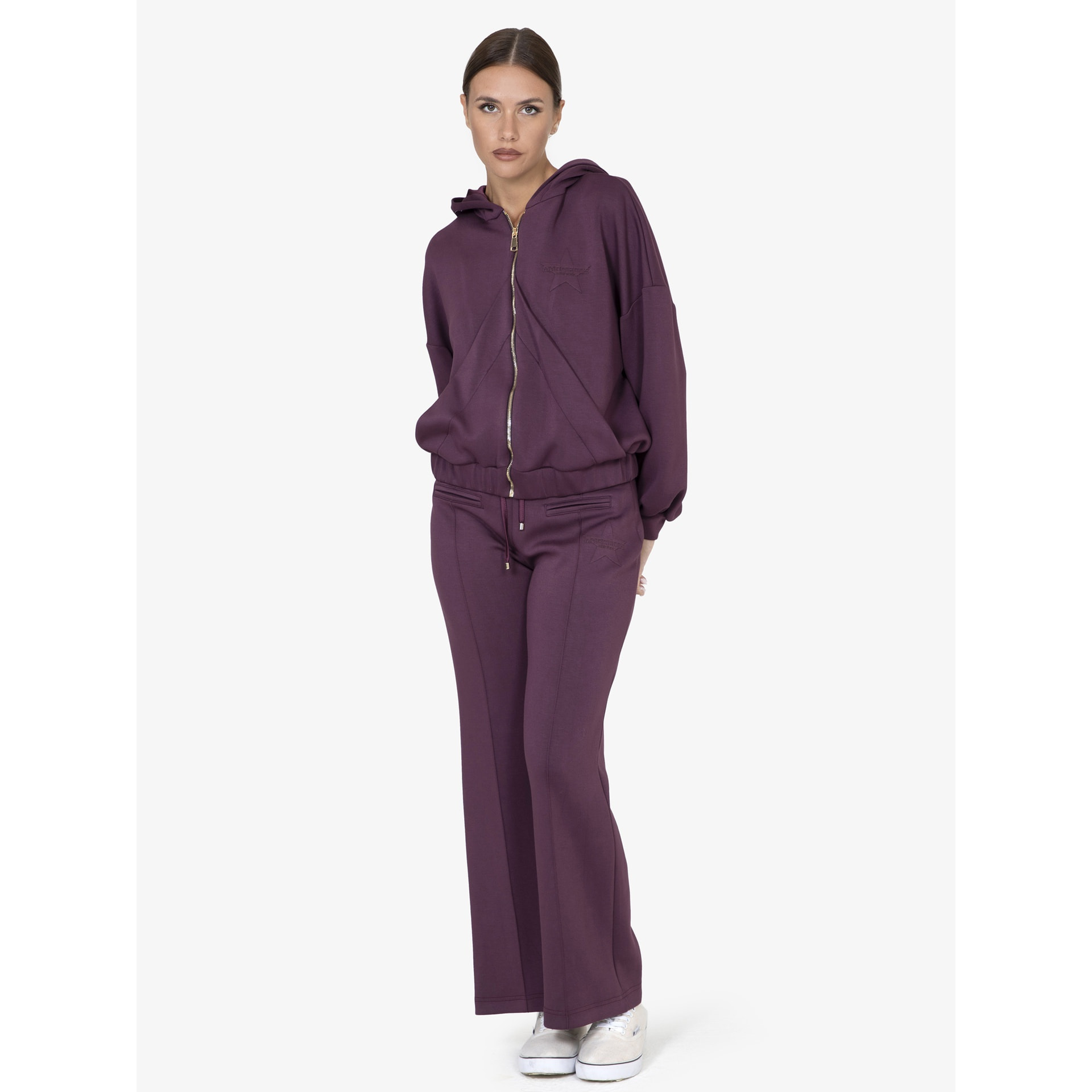 Pantaloni donna Lavande - Made in Italy - Viscosa, Poliestere, Elastan