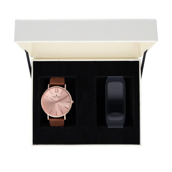 Reloj Radiant RA377619T Mujer Analogico Cuarzo con Correa de Acero inoxidable