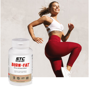 STC NUTRITION - Burn Fat - Brûle-graisses extrême - Formule renforcée - Accélère la perte de masse grasse & Favorise l'augmentation de masse maigre - 120 gélules végétales