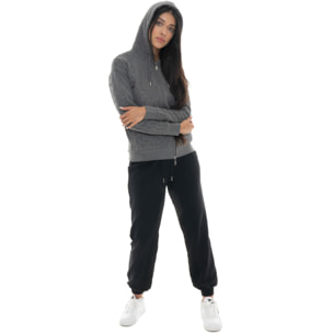 Pantalone invernale donna, fondo in costina, inserti in treccia Leone 1947 Braid
