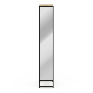 Colonne de salle de bain Memphis 1 porte avec miroir 170cm