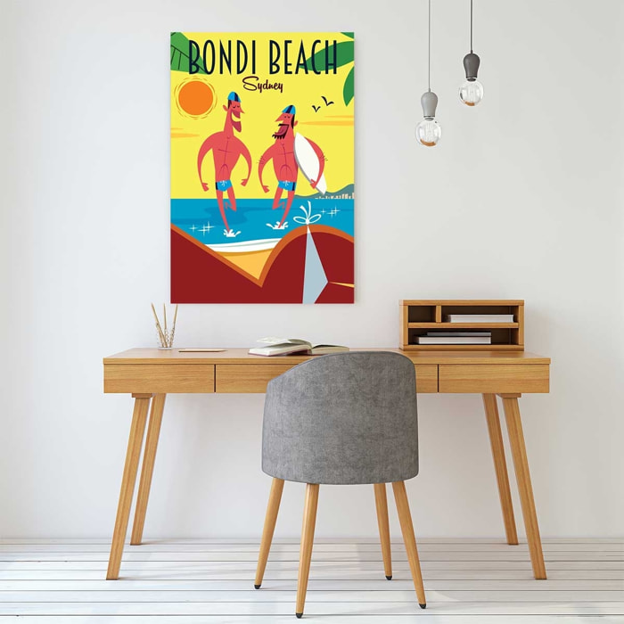 Tableau surf à bondi beach Toile imprimée