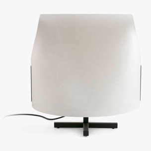 LUANG M Lampe table noire/beige