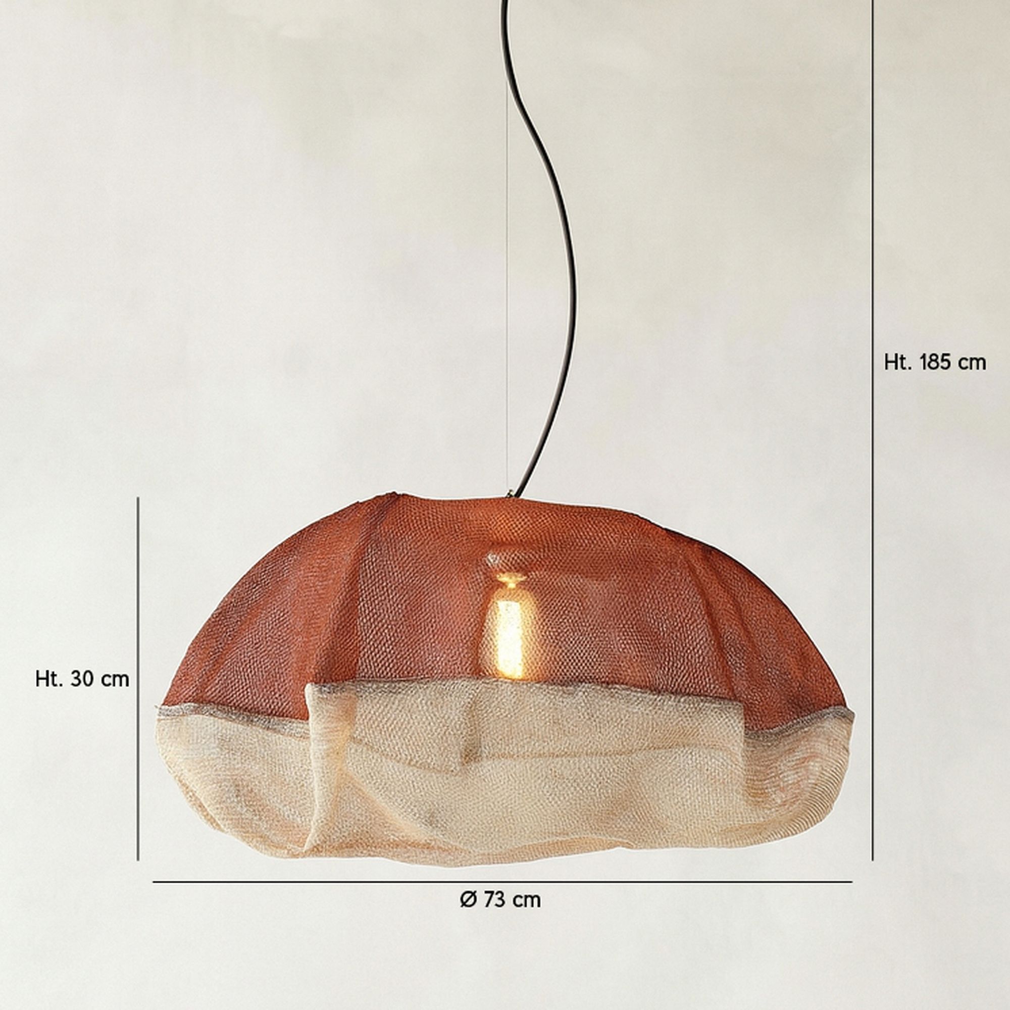 Suspension fait à la main 73cm