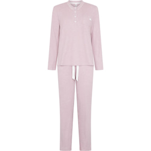 Pijama mujer de pico con botones