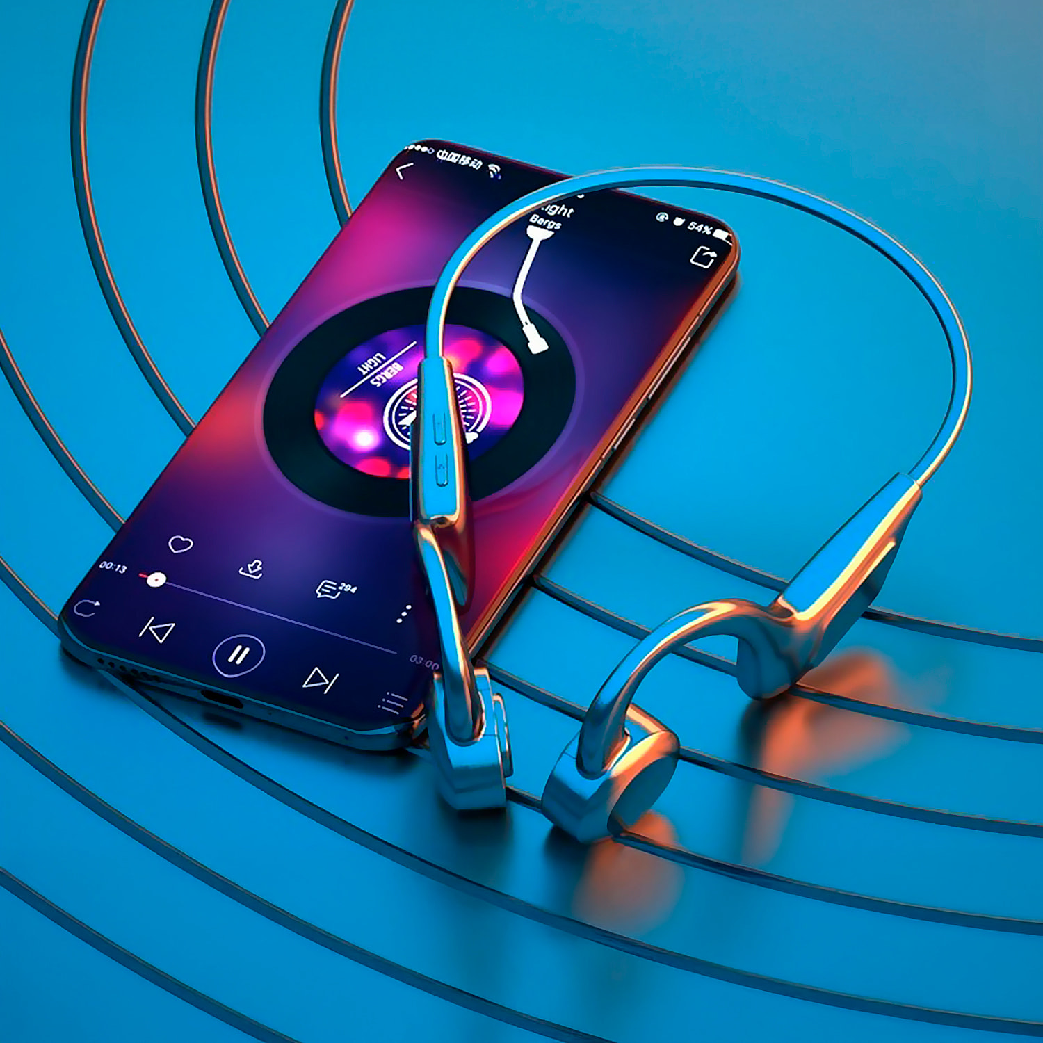 Auriculares Bluetooth 5.3 con sonido de alta calidad y batería de larga duración. Con Tecnología de Conducción Ósea.
