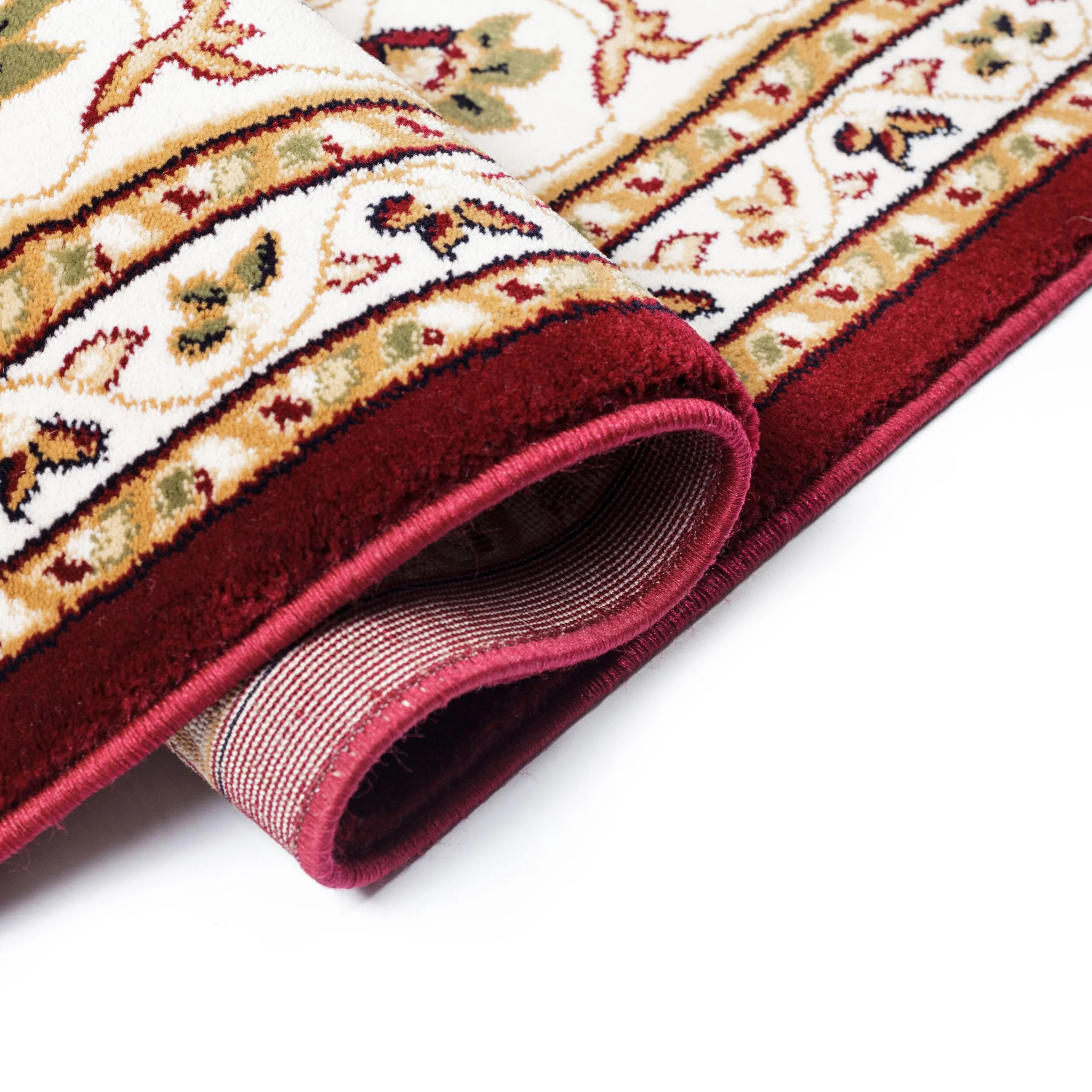 Tapis rond SHERBORNE Rouge