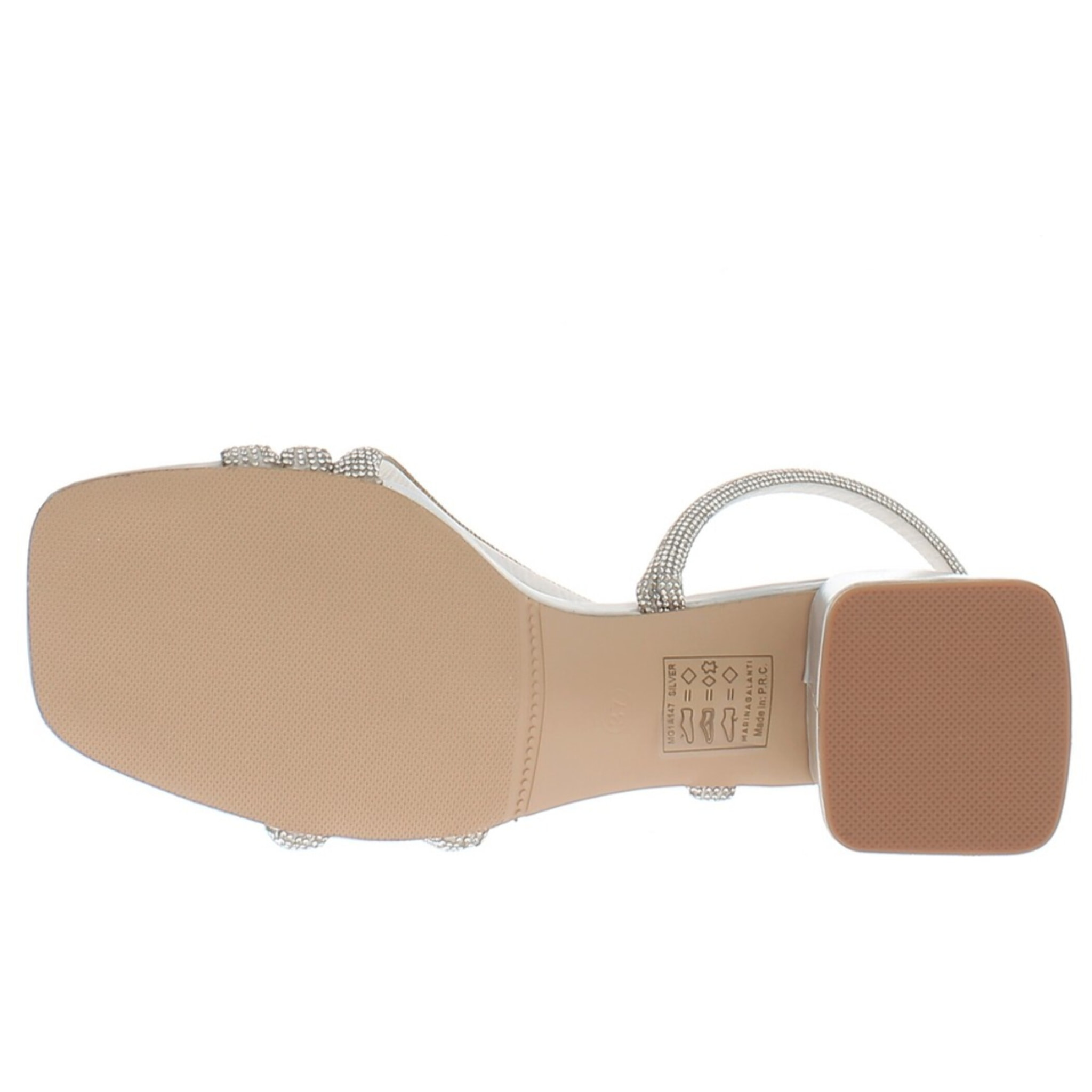 Marina Galanti Scarpe Donna Sandals Jewel Heeled 60 MG 1A147 Silver