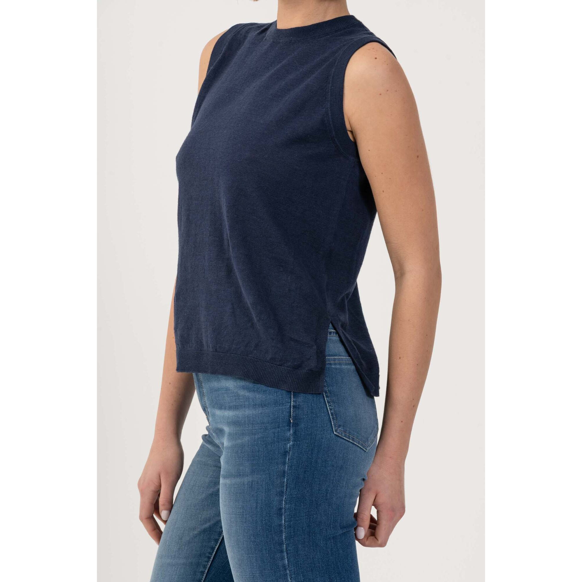 Kocca - Maglia stile minimal con spacchetti Donna