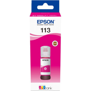 Encre EPSON Bouteille d'Encre Ecotank 113 Magenta 70ml - C13T06B34A