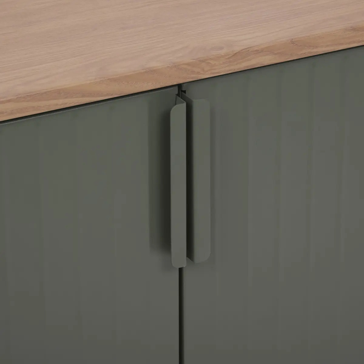 Buffet de jardin Ironia en acier galvanisé vert laurier