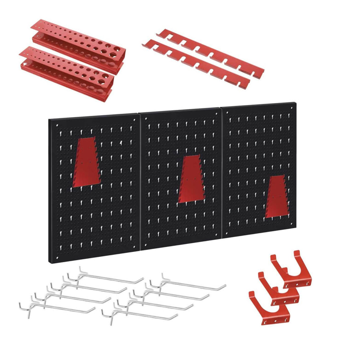 Planner - Pannello forato per appendere attrezzi, scaffale da parete da officina