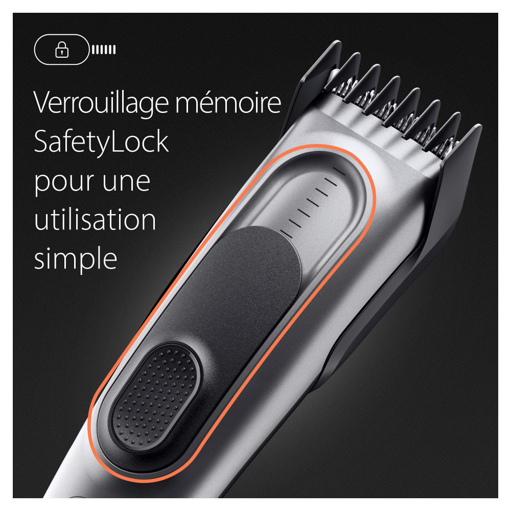 Braun - Tondeuse À Cheveux Series 7 HC7390 - 17 Réglages De Longueurs