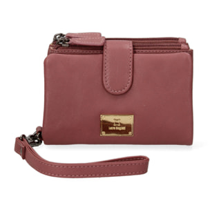 Portafoglio da donna In Vera pelle Made in Italy 13,5x10x3 cm