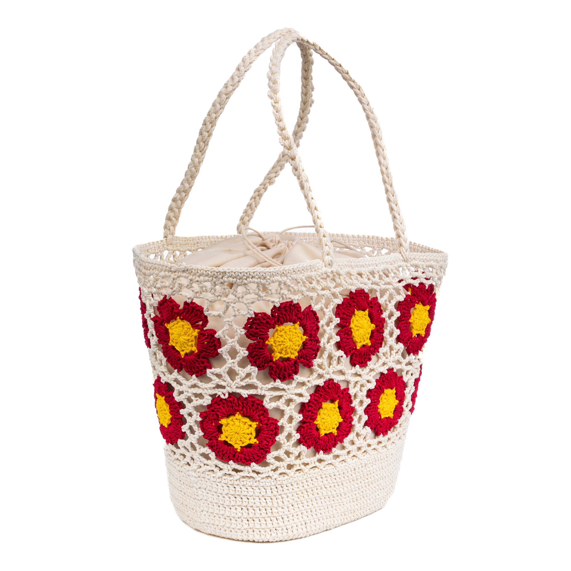 Belbo Bolso de hombro Mujer. Fabricaco en algodón tejido artesanal a mano.
