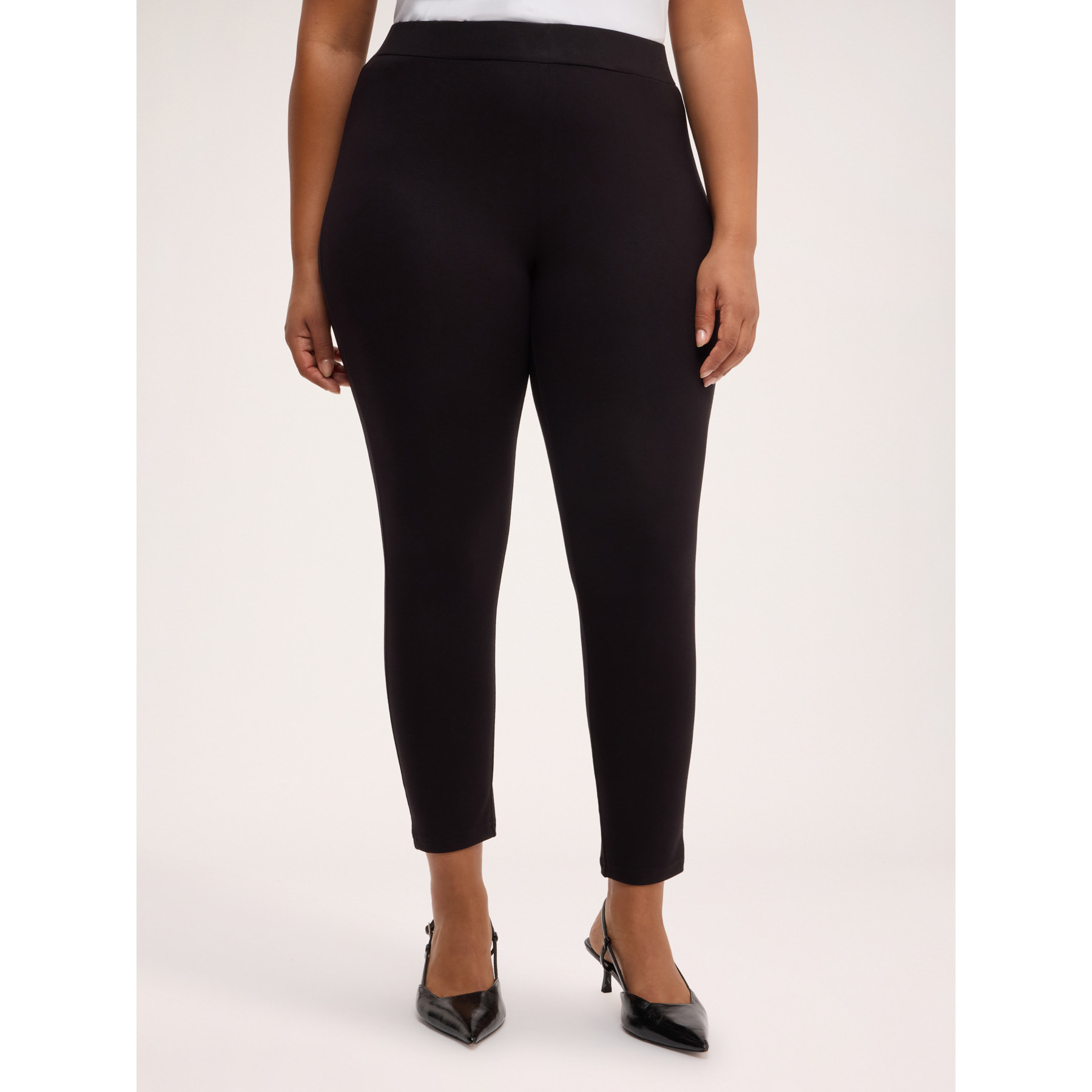 Fiorella Rubino - Leggings de punto de viscosa - Negro