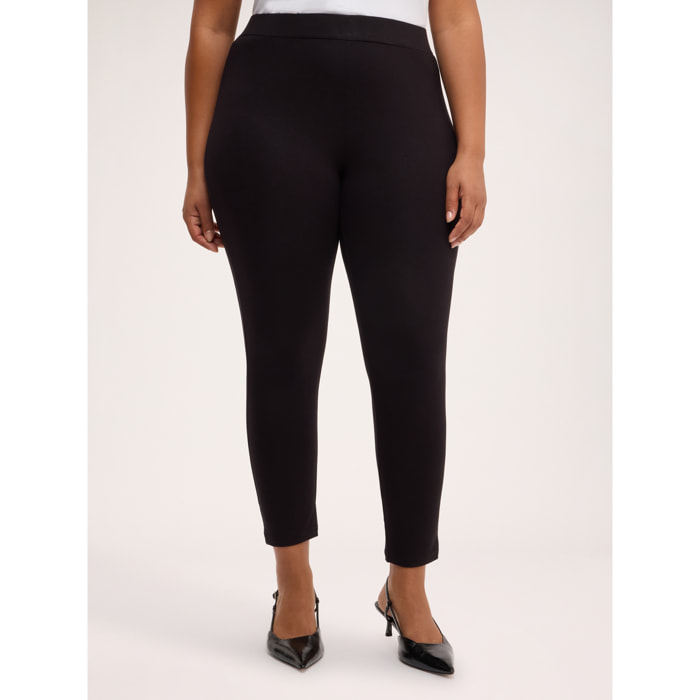 Fiorella Rubino - Leggings de punto de viscosa - Negro
