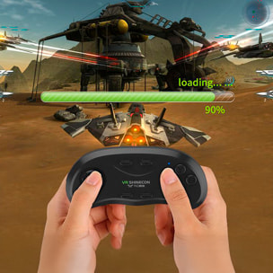 Mando a distancia Bluetooth B01. Teclas ergonómicas y antideslizantes. Compatible con Android, PC e IOS.