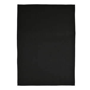 Torchon de cuisine unis en coton - Noir