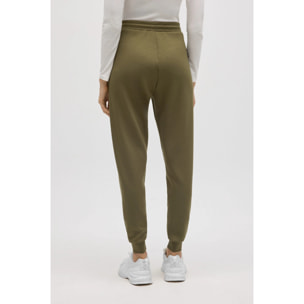 Pantaloni jogger fluidi verdi