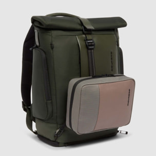 Piquadro Zaino roll-top da bici porta pc 15,6"
