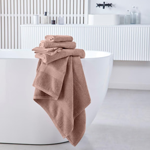 Serviette de bain uni ESSENTIAL rose