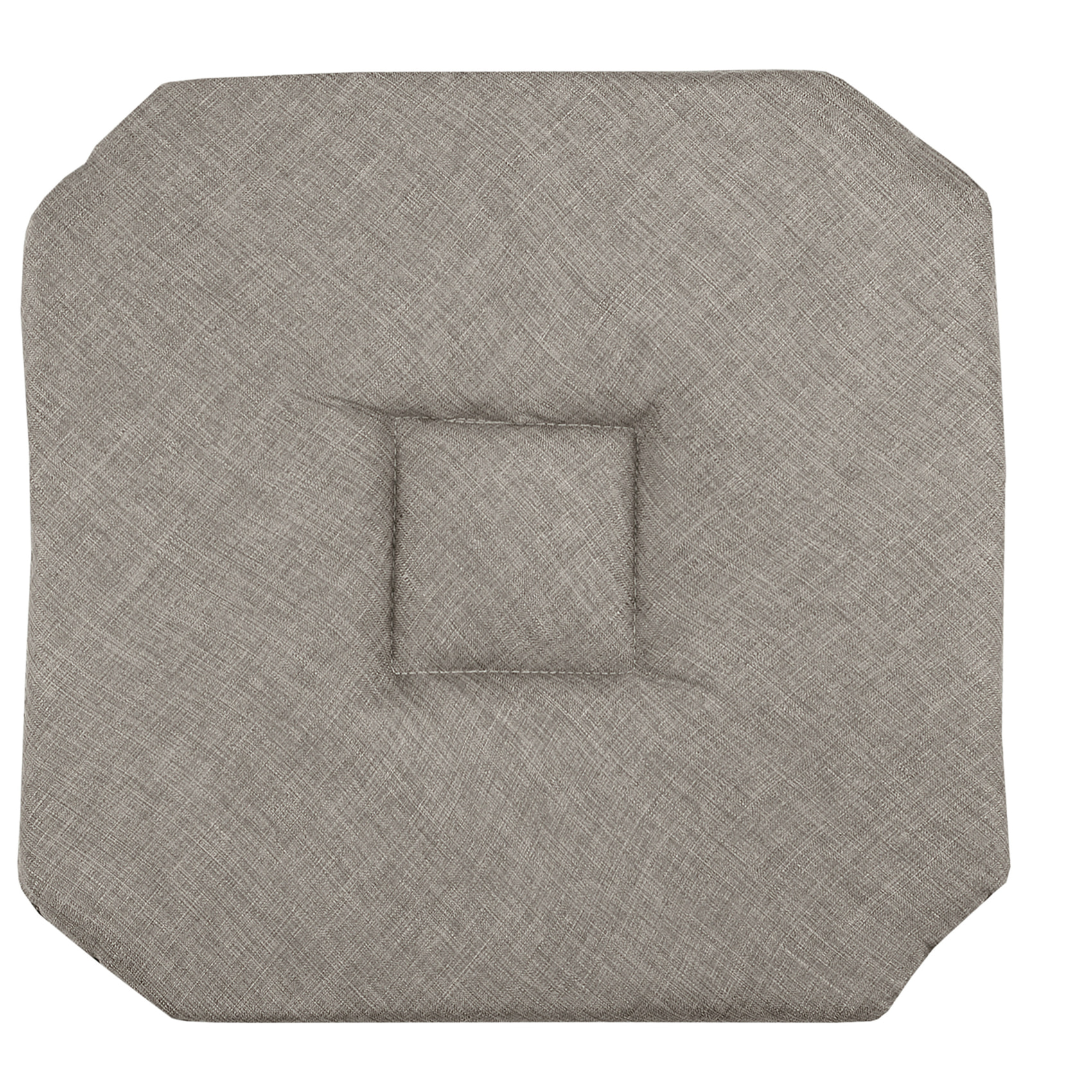 Galette de chaise italienne et unie - Naturel