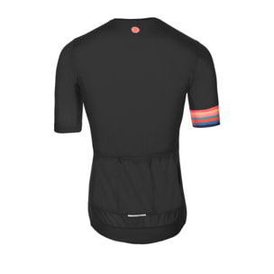 Maillot de manga corta para hombre BLUEBALL Cadence 2 - Negro con logo rojo