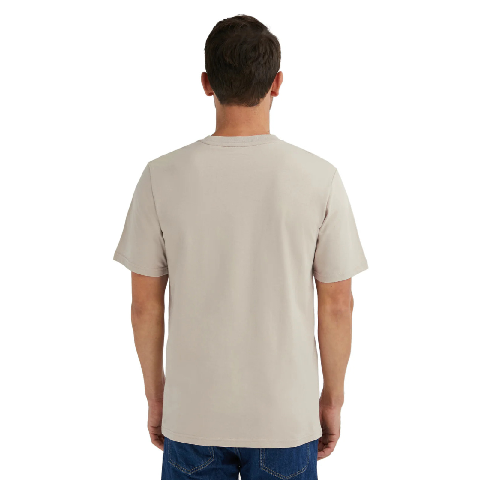 D.Franklin Camiseta Básica de Manga Corta Basic Logo Beige/Coral