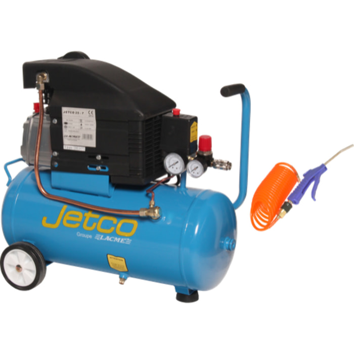 Compresseur mobile JetCo 25 LACME12 m³/h mono 24L 8 bar - 104300