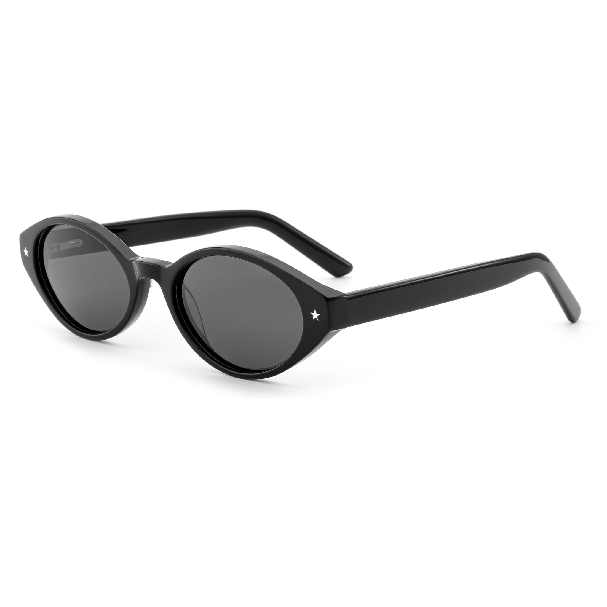 Gafas de sol OCEAN LA PLAGE PAMPELONNE - Negro brillante / Ahumada