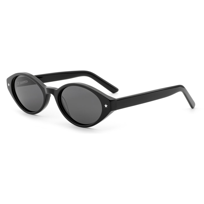 Gafas de sol OCEAN LA PLAGE PAMPELONNE - Negro brillante / Ahumada