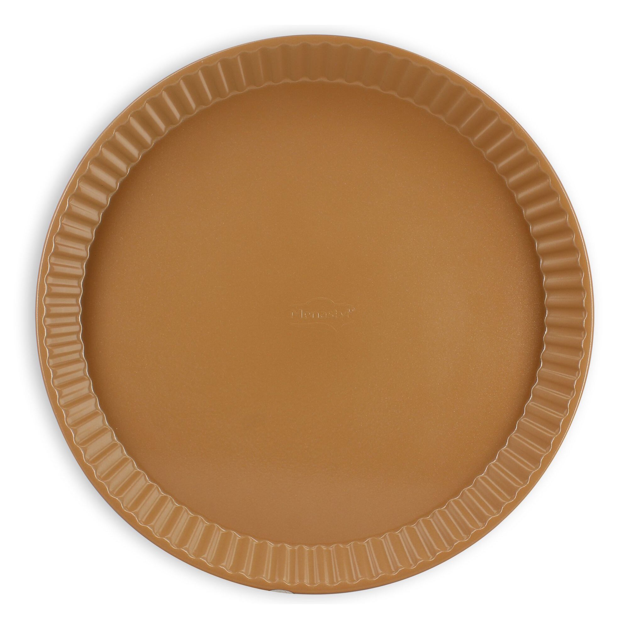 Moule à tarte en acier carbone noisette 30cm COLORAMA