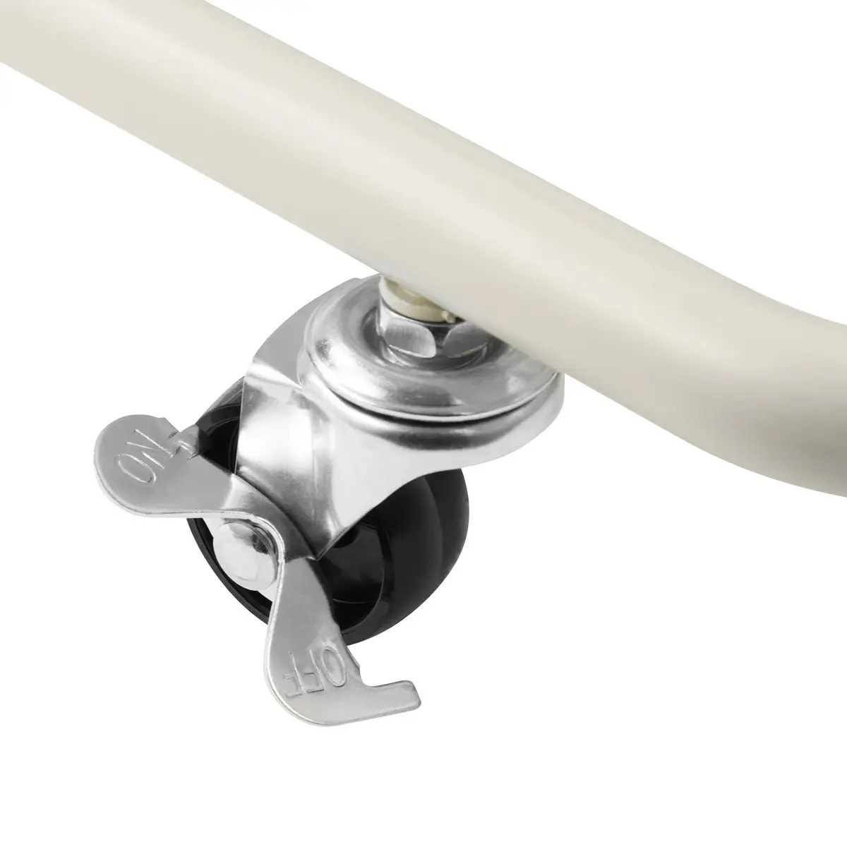 Panier à Linge Linea à Roulettes 3x47,7L Beige 79x44,8x79,4 cm