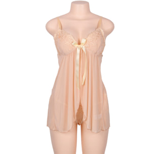 Babydoll elegante de seducción con tanga