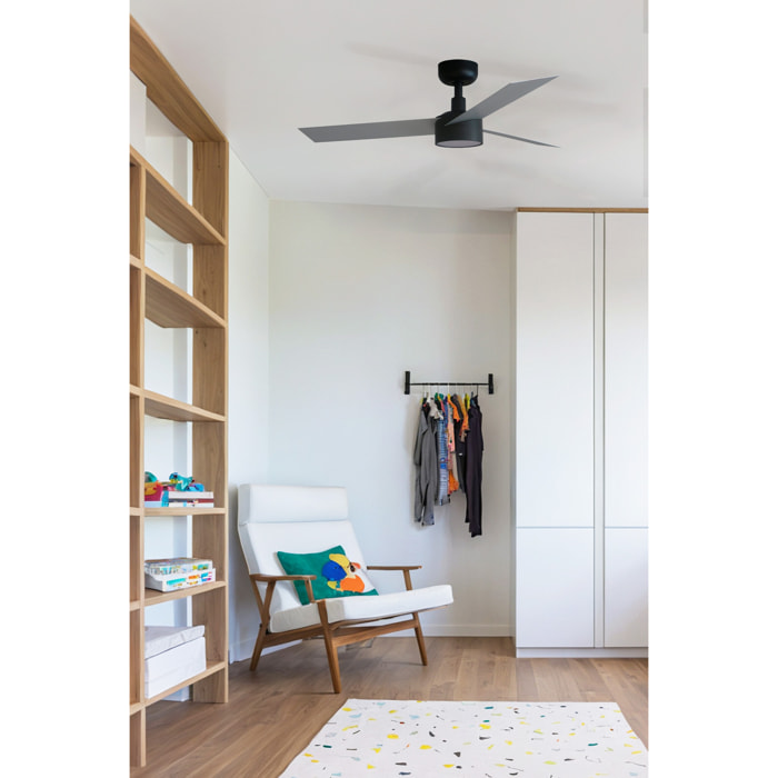 CRUISER S LED Ventilateur de plafond noir/aluminium TUYA