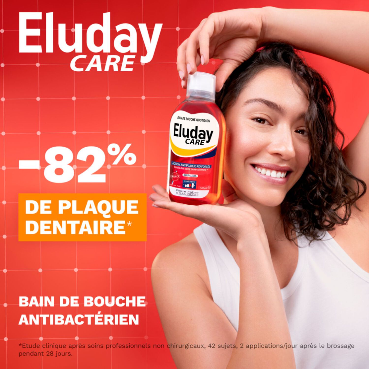 Eluday Care - Bain de Bouche Quotidien Antiplaque 500ml