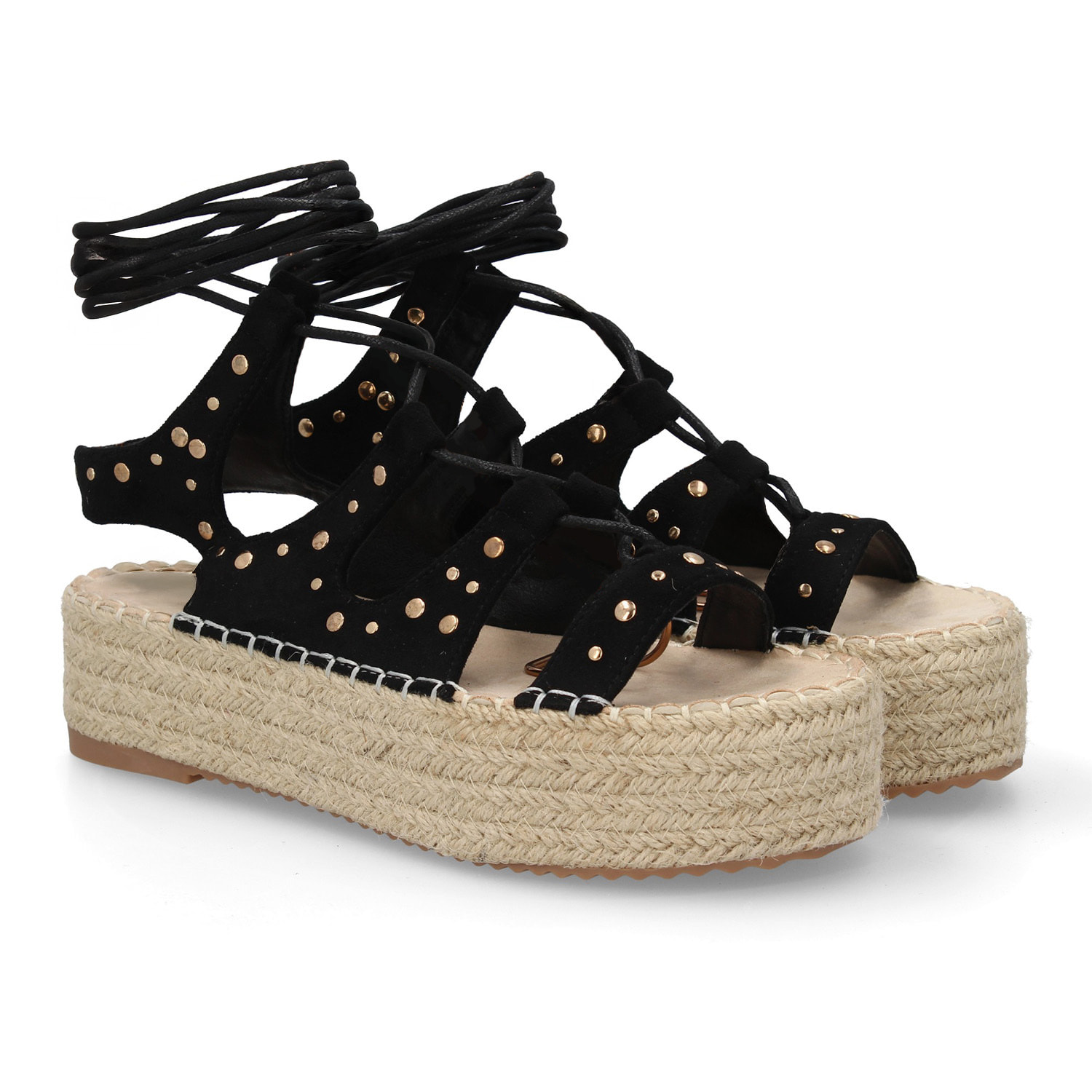 Sandalia plataforma romana mujer elegante
