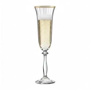 Altesse - Lot de 6 flûtes à champagne 19 cl