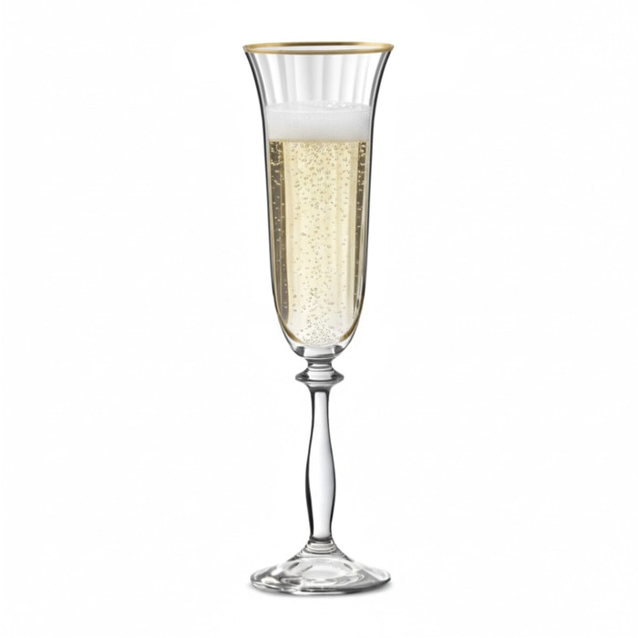 Altesse - Lot de 6 flûtes à champagne 19 cl