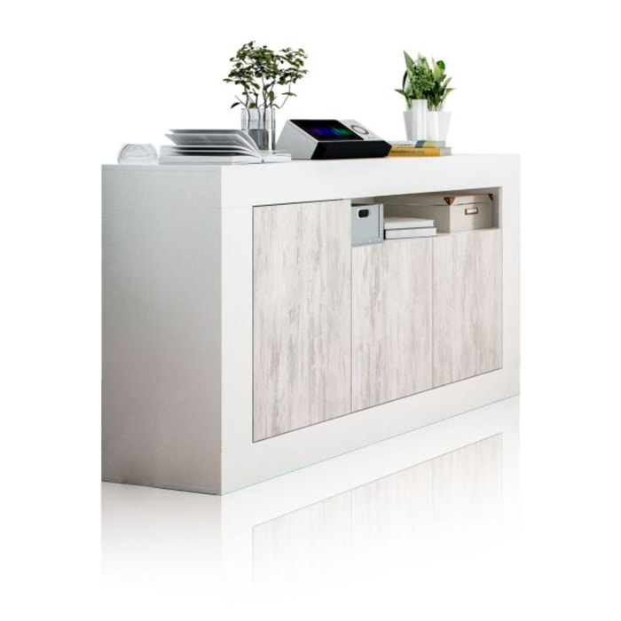 Aparador Gian Blanco Artik (Blanco Mate) – Blanco Velho