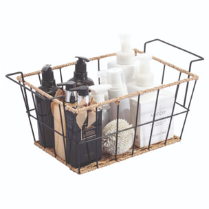 Frutero rectangular de estilo industrial