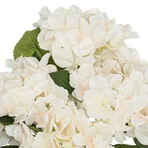 Bouquet hortensias artificiels H42cm