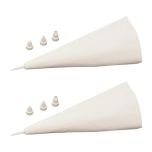 Set de 2 ustensiles de pâtisserie poche à douille avec embouts Zenker Smart Pastry