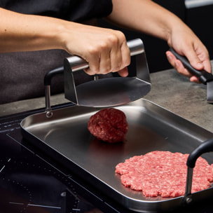 Espátula en acero inoxidable 30x11cm burguers expert san ignacio